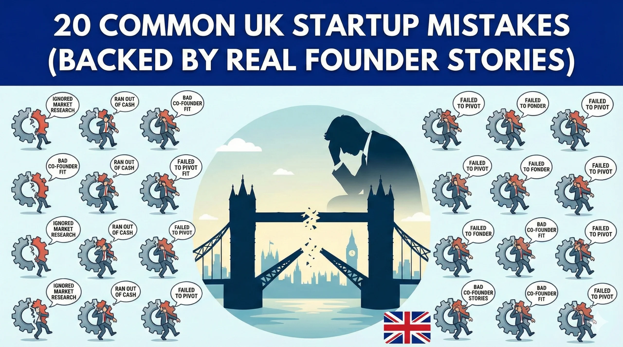 20 Common UK Startup Mistakes (Backed by Real Founder Stories)