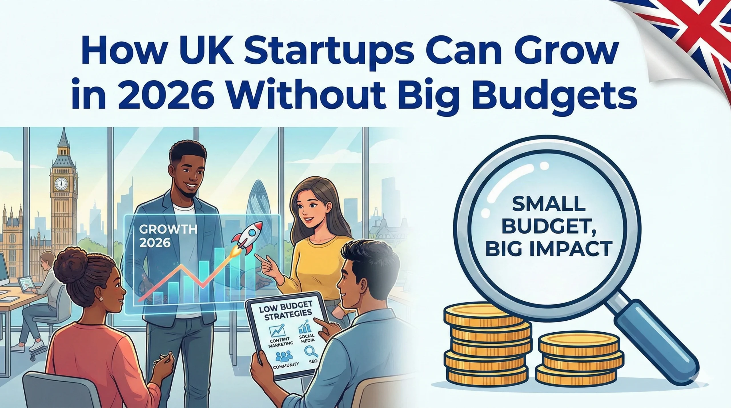 How UK Startups Can Grow in 2026 Without Big Budgets