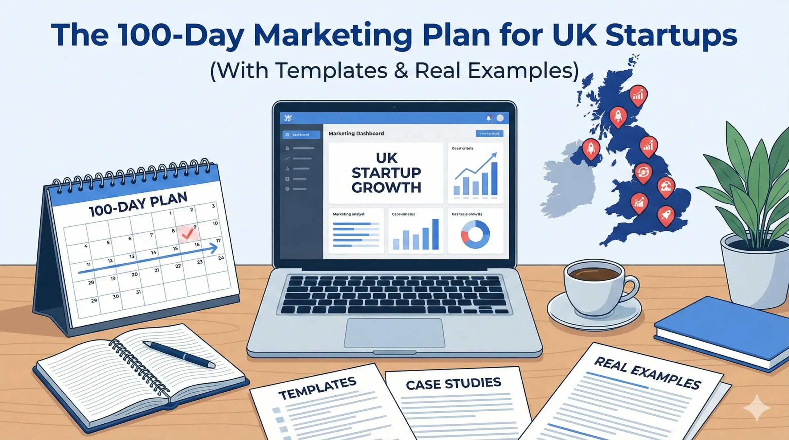 The 100-Day Marketing Plan for UK Startups (With Templates & Real Examples)