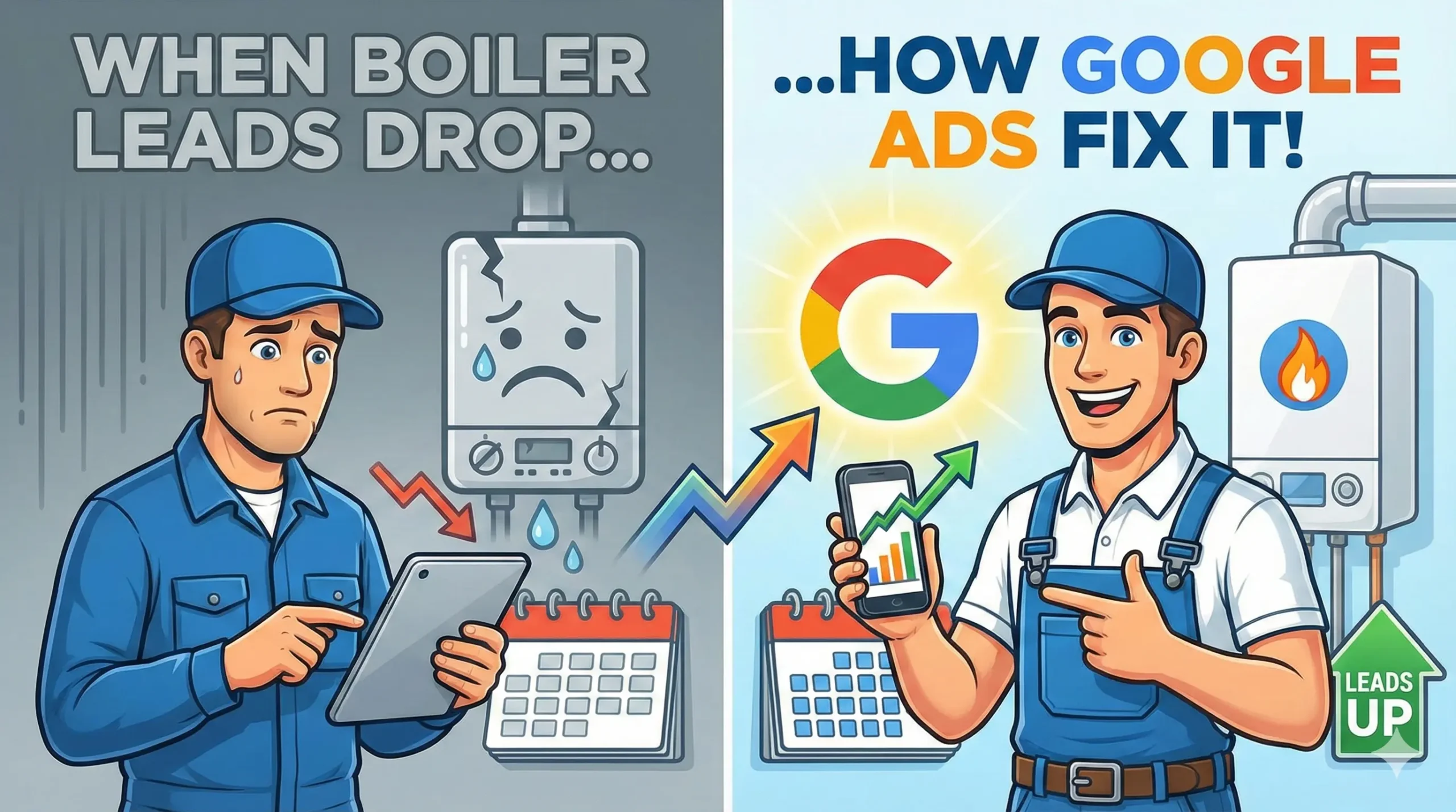 What to Do When Boiler Leads Drop — And How Google Ads Fix It