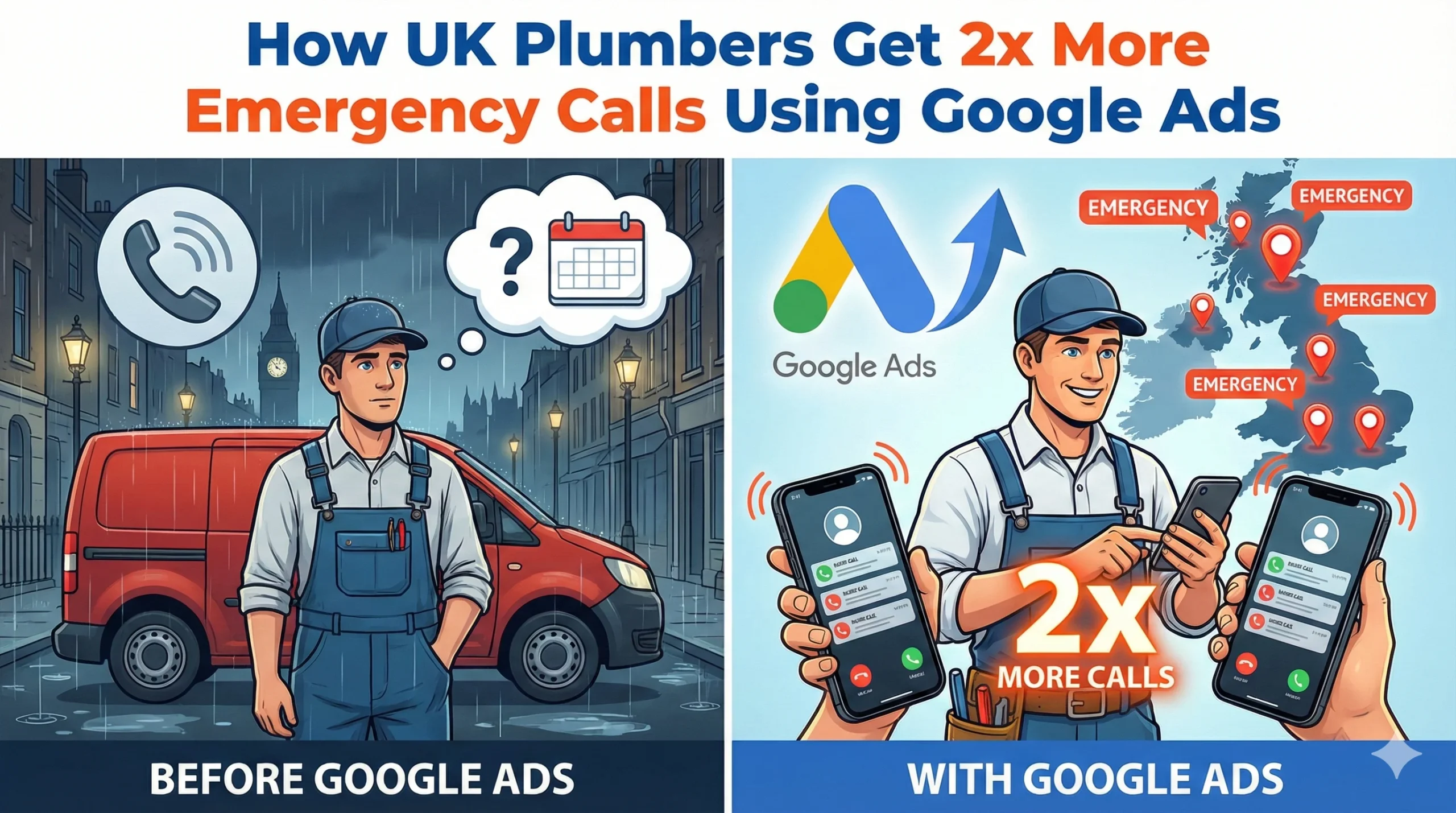 How UK Plumbers Get 2x More Emergency Calls Using Google Ads